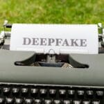 A typewriter with the word deeppake on it