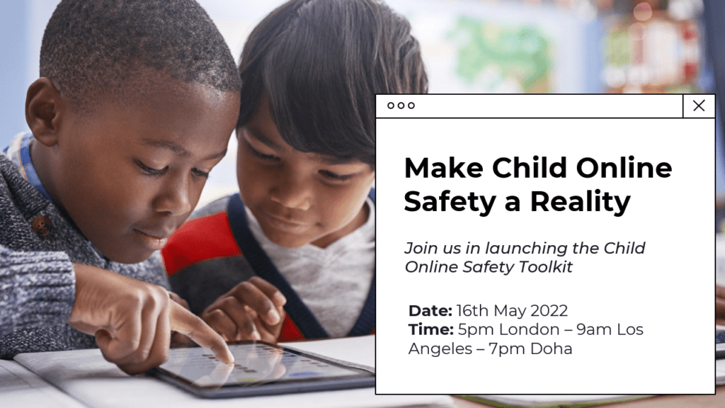 Making Child Online Safety a Reality - Launch of the 5Rights Foundation Child Online Safety Toolkit 1 COS Toolkit launch graphic 1