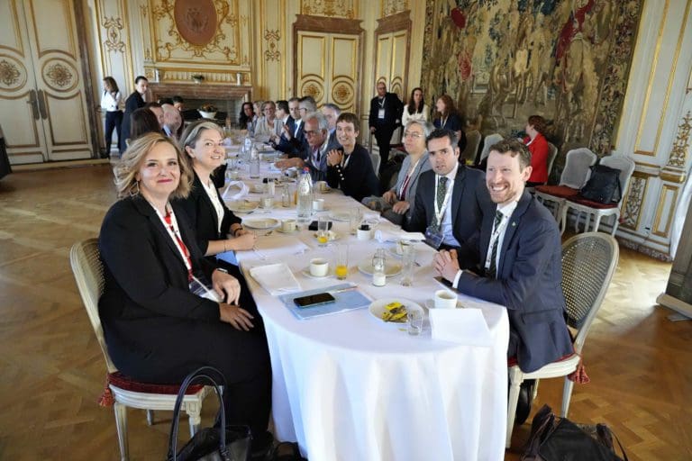 Breakfast meeting with with representatives from the G7, Five Country Ministerial and companies from the Tech Coalition