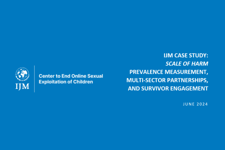 Scale of Harm: prevalence measurement, multi-sector partnerships and survivor engagement